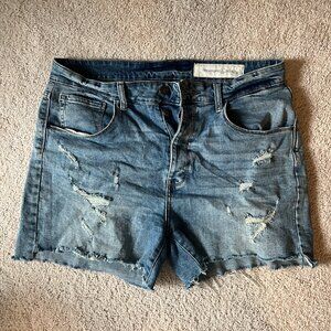 Treasure & Bond High Waist Boyfriend Cutoff Shorts, size 31